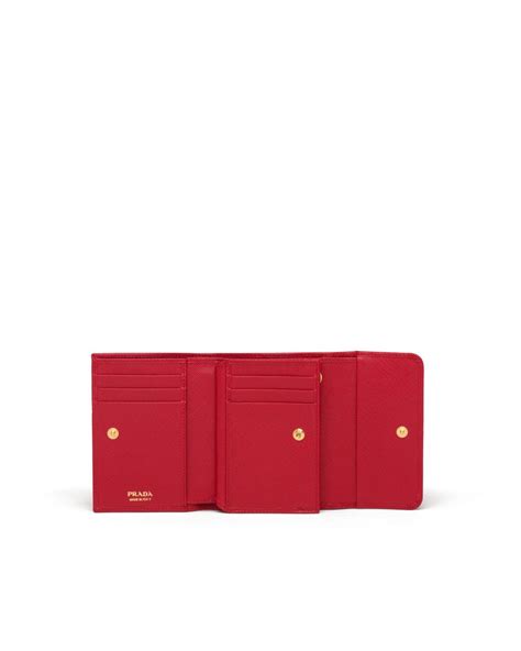 Cartera de piel Saffiano Rojo Motor Encendido 